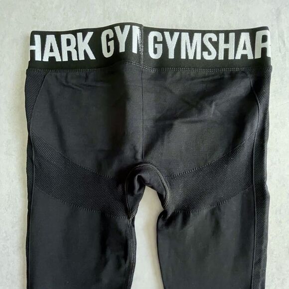 Gymshark Flex High Waisted Leggings Womens Size XS Black Butt Lifting Activewear - Picture 5 of 10
